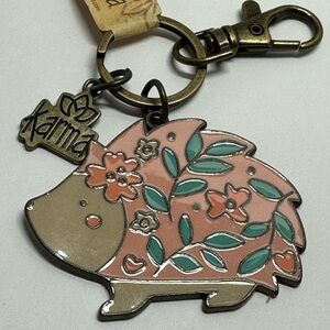 Karma Hedgehog Enamel Key Chain - #1062